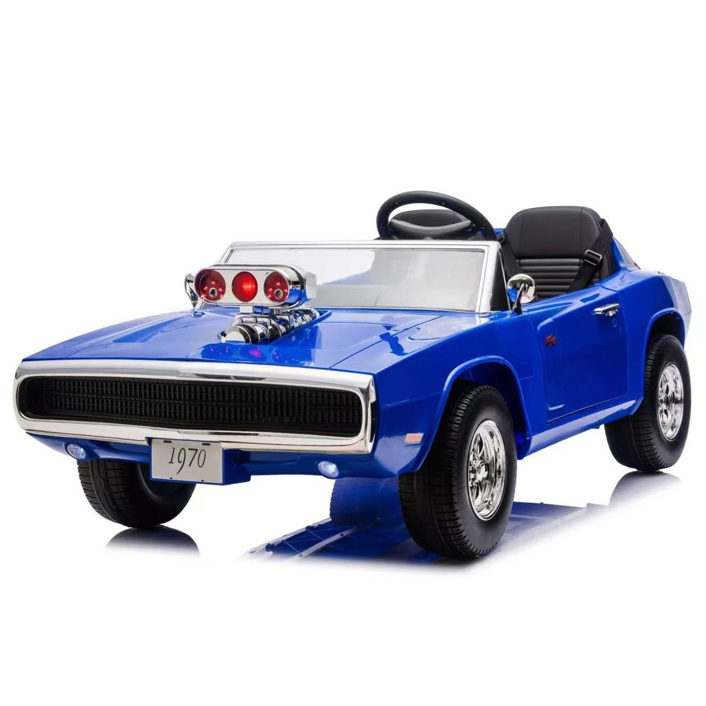 Kids Electric Muscle Car with Smoke Exhaust | 2 seater | Premium Imported Quality
