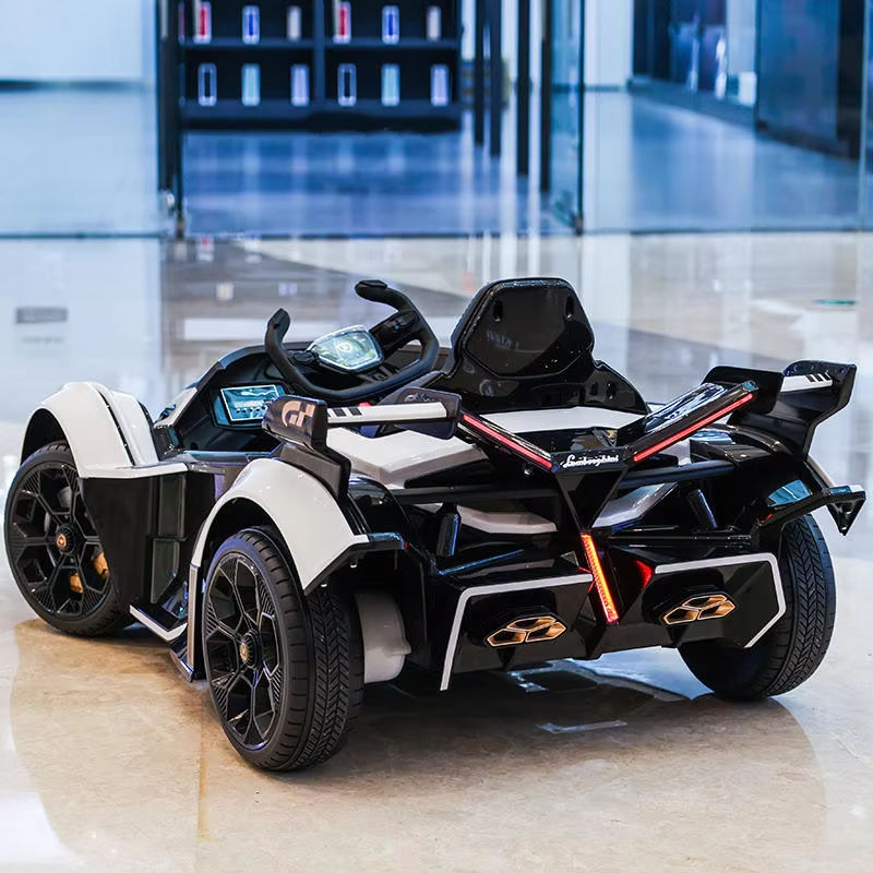 Electric Lamborghini Sports Car | Rechargeable with LED Lights and Music | Premium Imported Quality