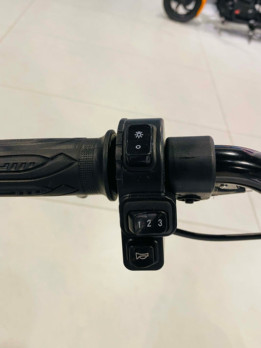 Kids Electric Scooter with Seat, LED Lights, Front Headlight & Basket – 3 Speed Modes | Rechargeable Ride-On Scooter