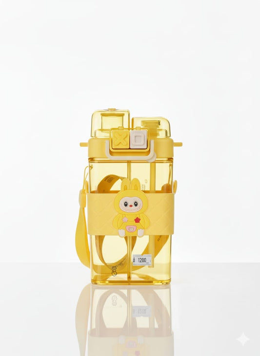 Kids Cartoon Double Compartment Plastic Cup | Tinimini®