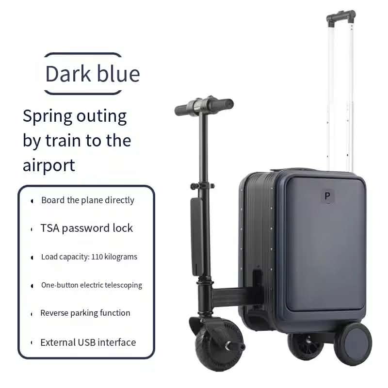 Smart Ride-On Luggage Scooter – Travel Faster, Smarter & Easier