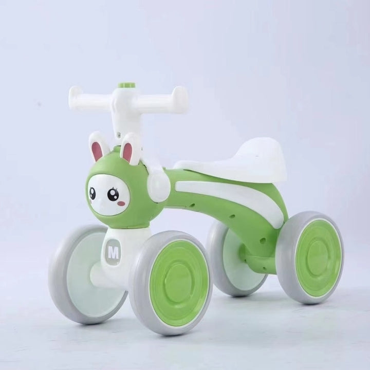 Unisex PP Plastic Riding Car Toy for Kids Battery-Powered Balance Exercise Cycle with EVA Wheels