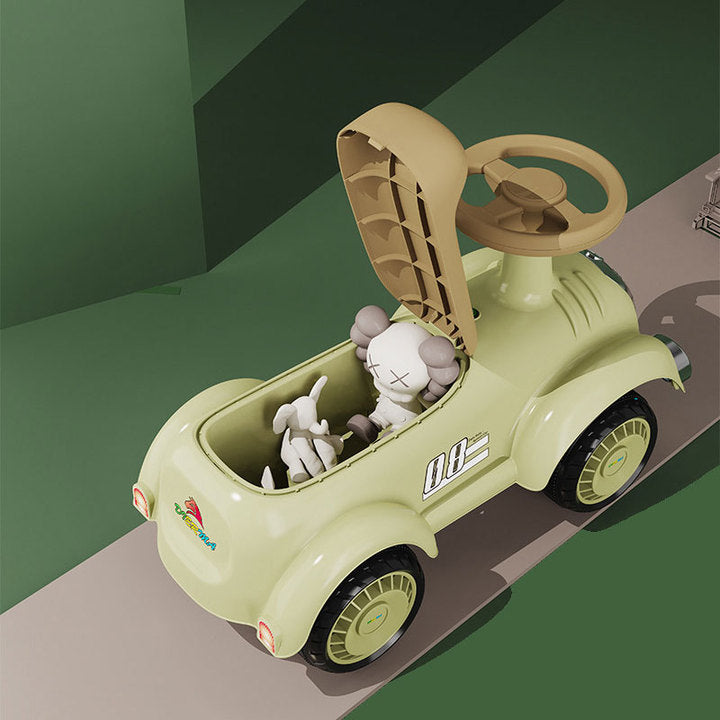 Customizable Kids Handcart Factory Wholesale Scooter Pushing Car Walker Sliding Car Toddler Ride Toy Balance Gift Boys Girls