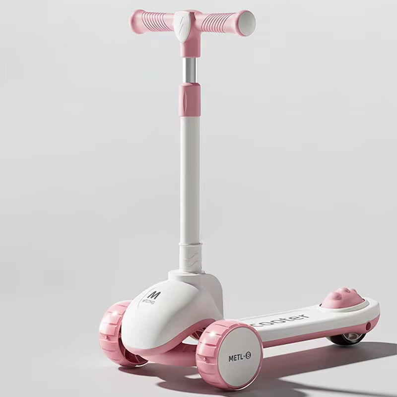 3-in-1 Folding Kick Scooter 1-6 Years Old Sit Ride Lightweight 3 Wheel Safety Brake Boys Girls Toddler Kids Scooter Outdoor Play