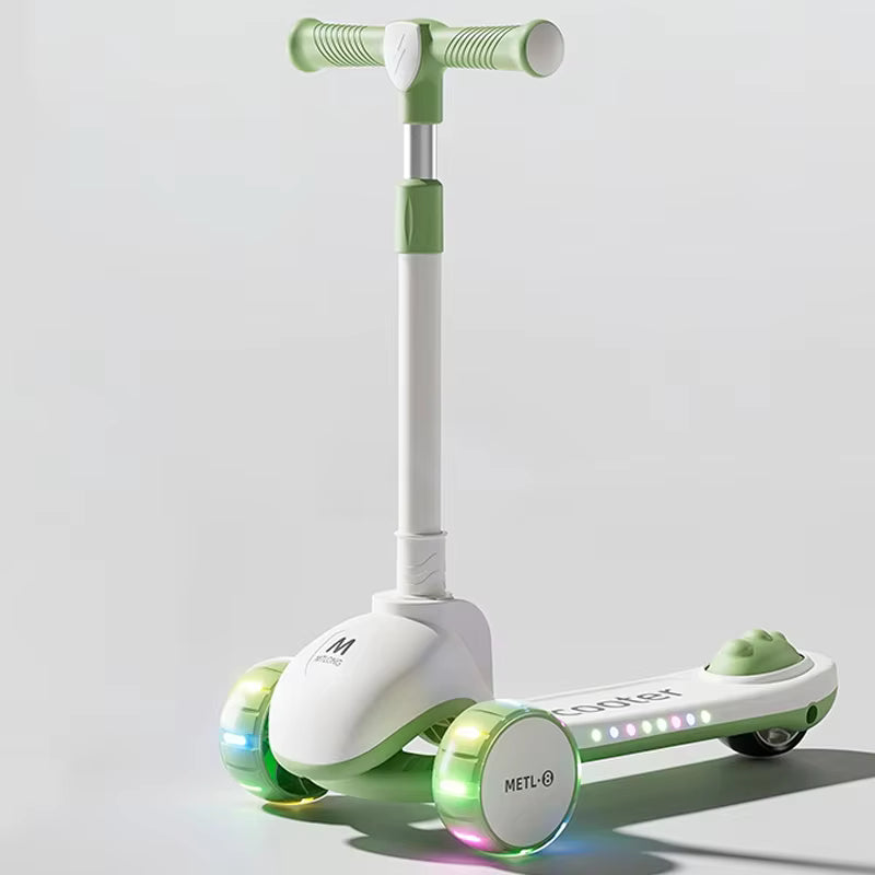 3-in-1 Folding Kick Scooter 1-6 Years Old Sit Ride Lightweight 3 Wheel Safety Brake Boys Girls Toddler Kids Scooter Outdoor Play