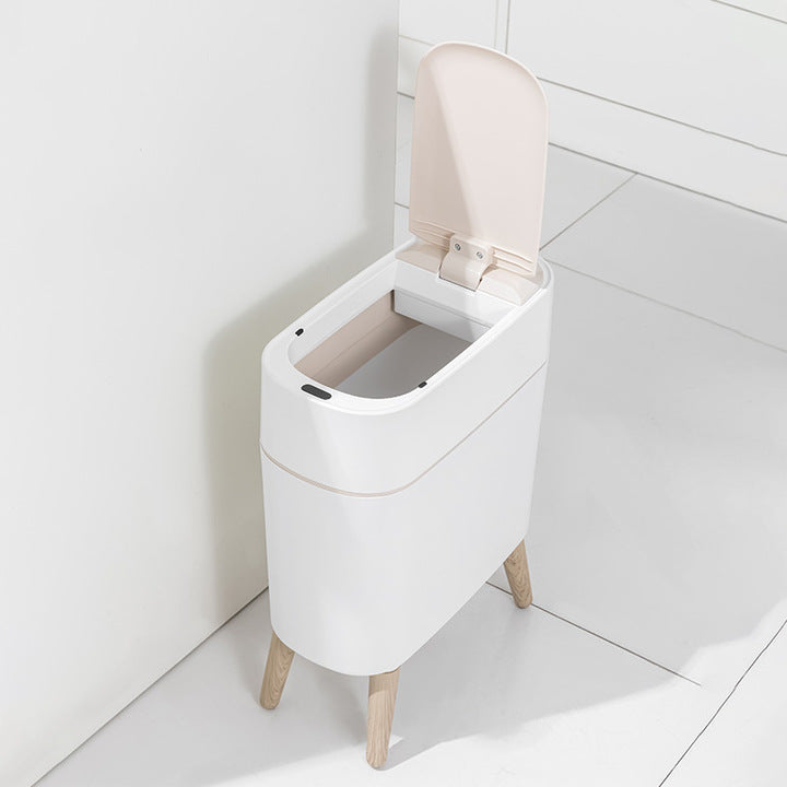 Automatic Motion Sensor Minimalistic Garbage Can – Quiet Soft-Close Lid