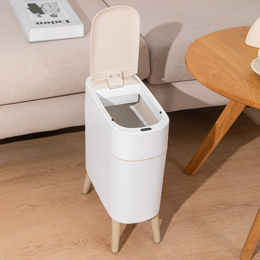 Automatic Self-Open & Closing Motion Sensor Minimalistic Dustbin – Quiet Soft-Close Lid