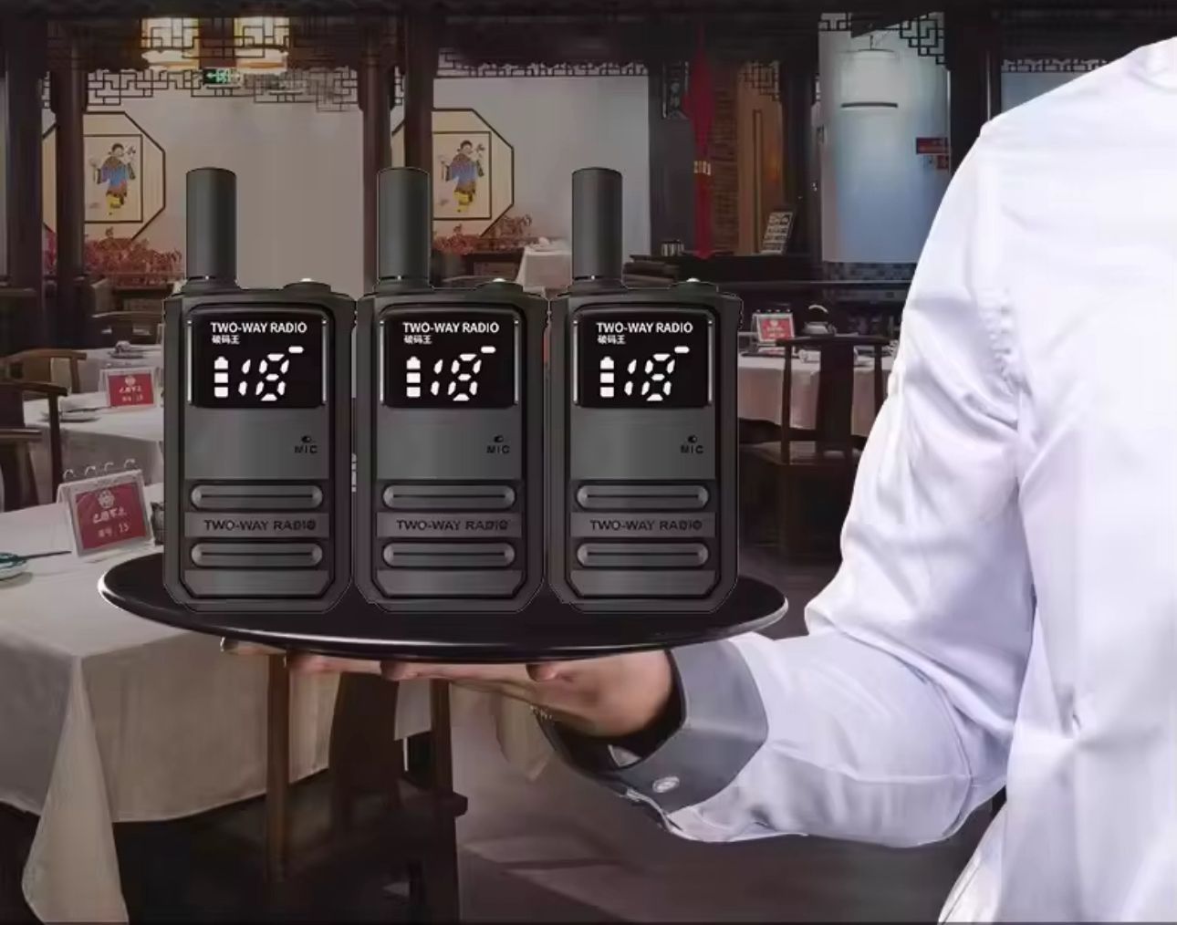 Walkie-talkie Small and Light | Range about O to 4 km | Tinimini™