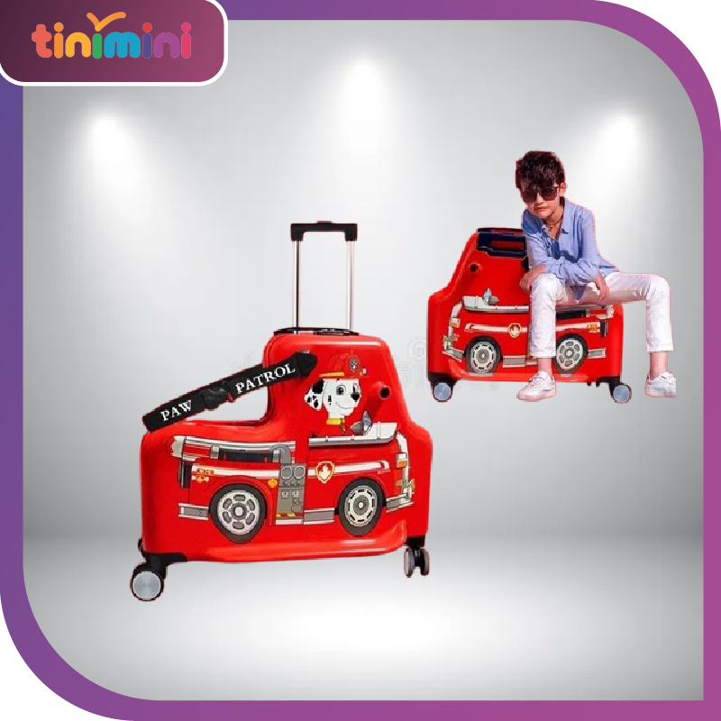 KO-KU 20'' Children's Handheld Luggage can sit and ride Boys Baby 24 inch Trolley Case Kids Girl Seat Travelling Suitcase