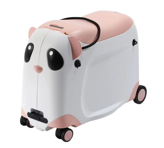 Premium Kids Suitcase Bubule Branded with 360 wheels | Cute Panda and Elephant Shapes