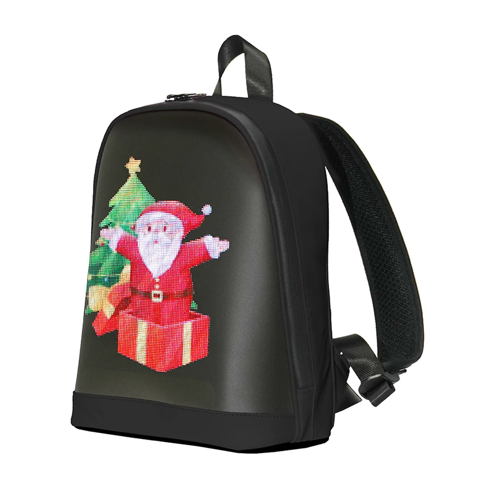 LED Advertising Backpack APP Control Portable Backpack Waterproof Outdoor Pixel Screen Bag for Men Women