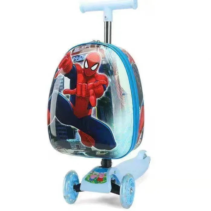 Disney travel suitcase on wheels cartoon lovely Children's Trolley Case carry on Scooter rolling luggage bag for girls boys gift