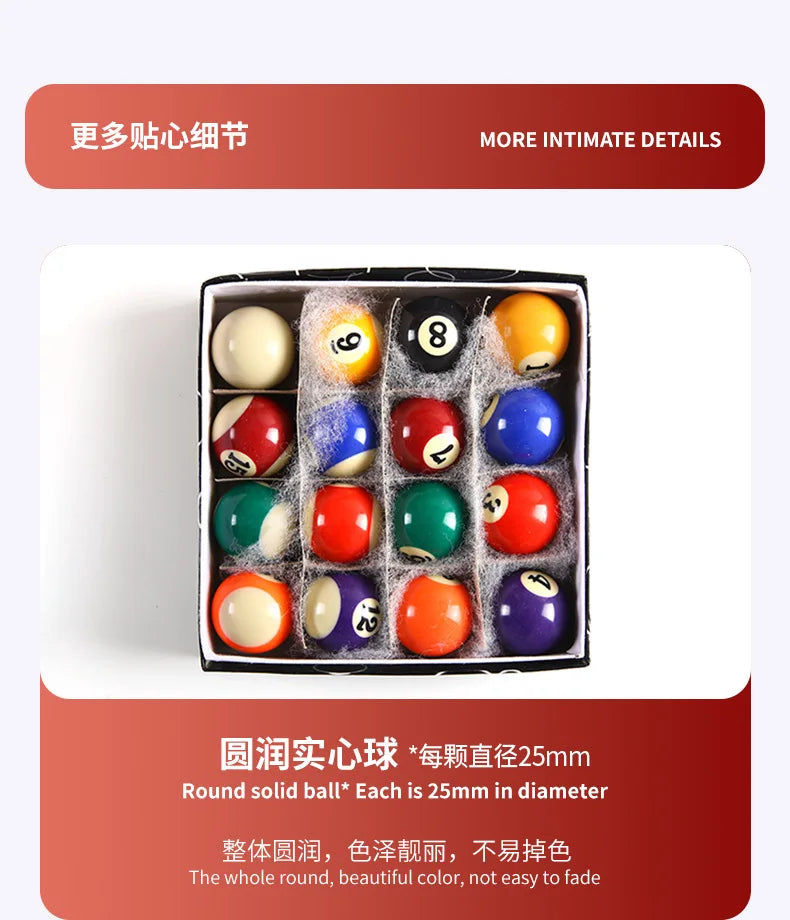 Kids Pool Table - Mini Billiard Snooker | Safe & Premium Fun at Home