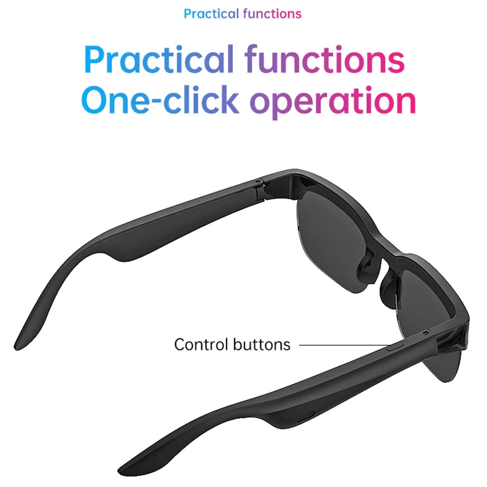 AI Smart Glasses | Hands-Free , Music & Calls