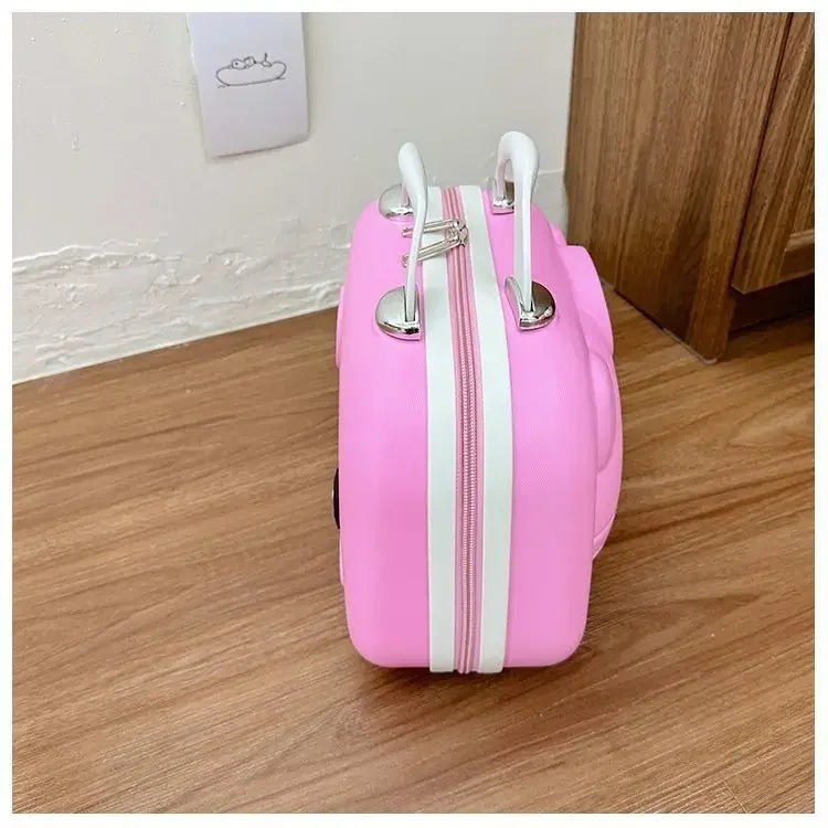 Sweet Hello Kitty Kawaii Anime MINISO Suitcase Cute KT Cat Princess Trolley Case Travel Storage Box Fashion Gifts for Girls