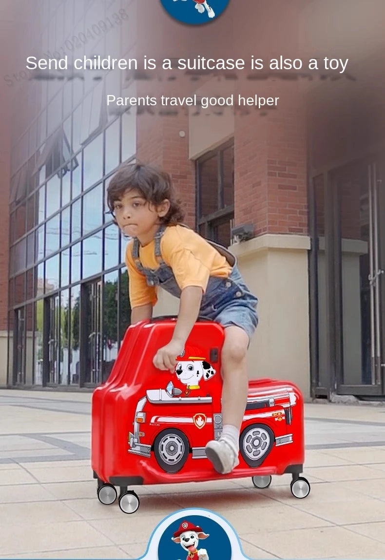 KO-KU 20'' Children's Handheld Luggage can sit and ride Boys Baby 24 inch Trolley Case Kids Girl Seat Travelling Suitcase
