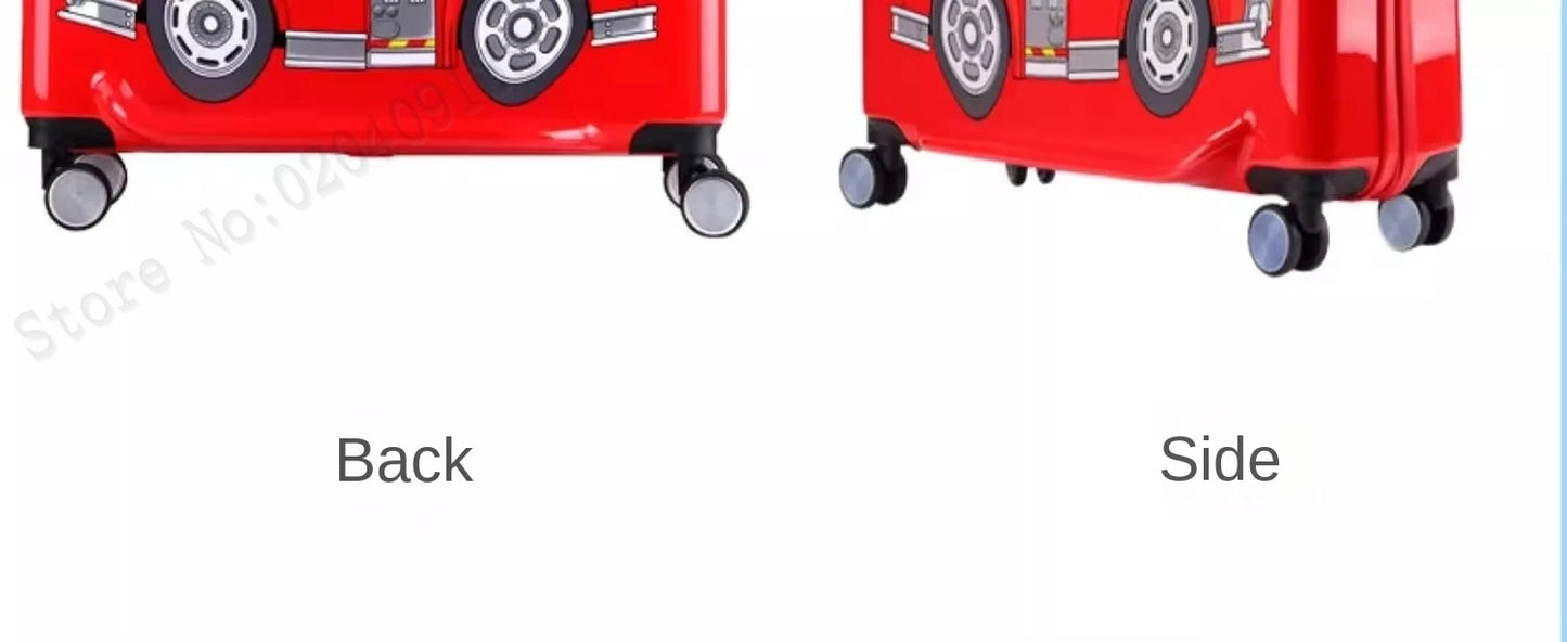 KO-KU 20'' Children's Handheld Luggage can sit and ride Boys Baby 24 inch Trolley Case Kids Girl Seat Travelling Suitcase