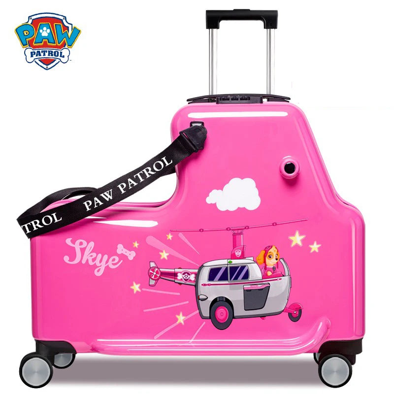 KO-KU 20'' Children's Handheld Luggage can sit and ride Boys Baby 24 inch Trolley Case Kids Girl Seat Travelling Suitcase
