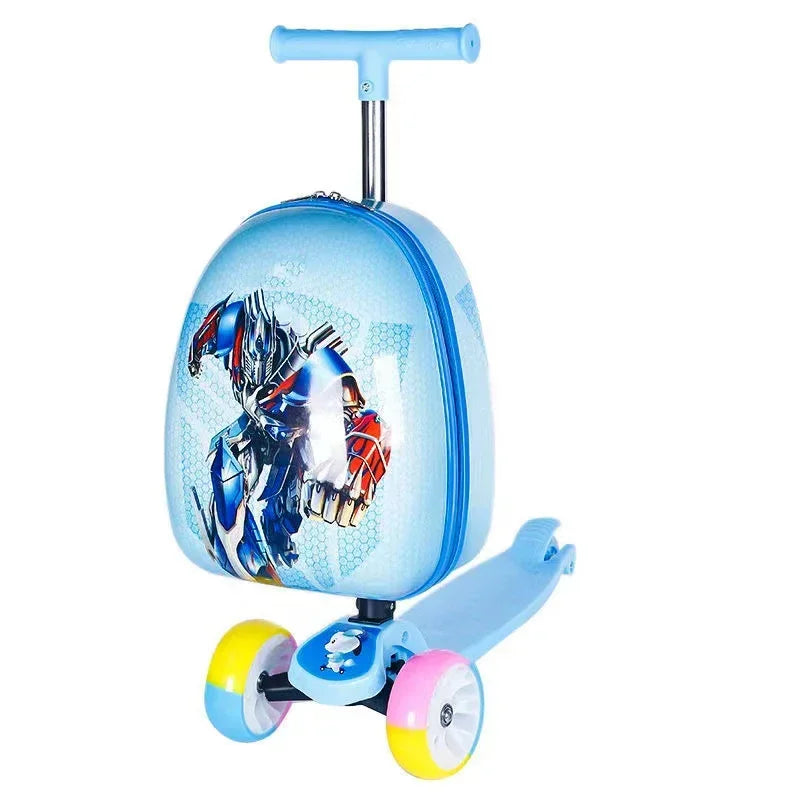 Disney travel suitcase on wheels cartoon lovely Children's Trolley Case carry on Scooter rolling luggage bag for girls boys gift