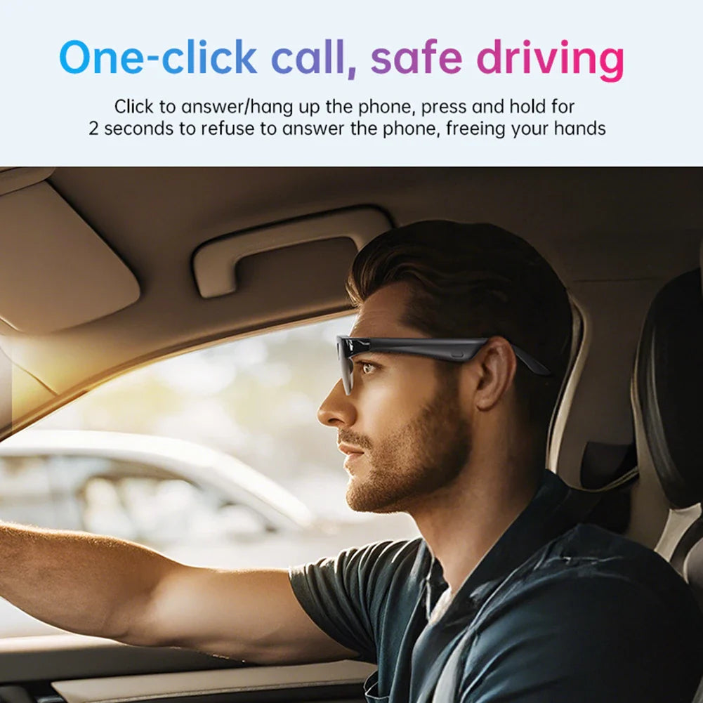 AI Smart Glasses | Hands-Free , Music & Calls