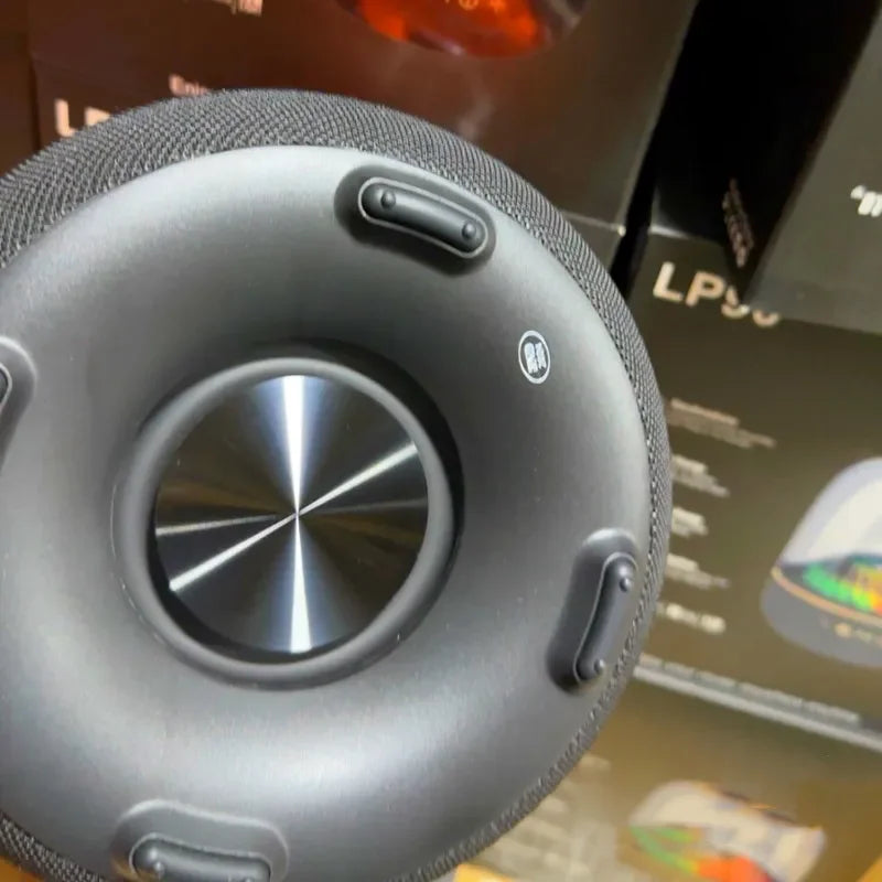 Powerful Transparent RGB Bluetooth Speaker with Subwoofer & Atmosphere Lighting