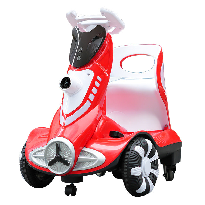 Kids Electric Ride-On Car with Automatic Bubble Function & Music
