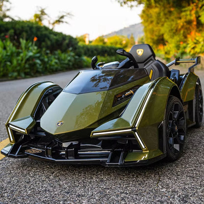 Electric Lamborghini Sports Car | Rechargeable with LED Lights and Music | Premium Imported Quality