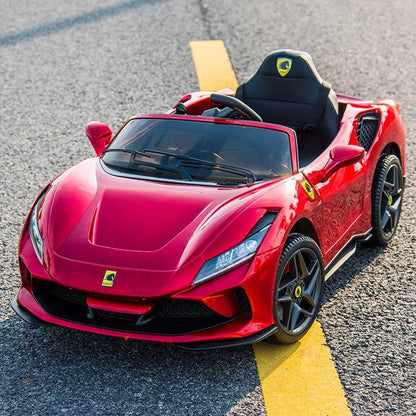 Ferrari Electric Super Car for Kids | 4 Wheel Drive | Ages 3 to 7 Yrs | Premium Imported Quality