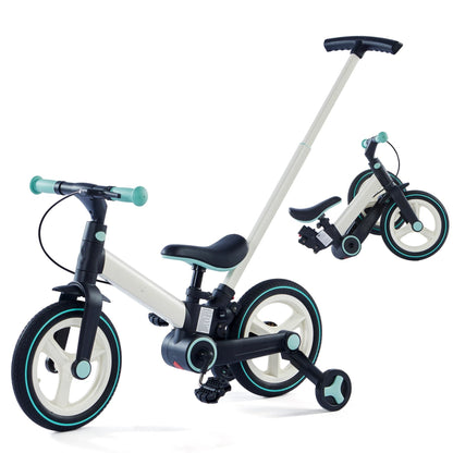 Kids 2 in 1 Bicycle with Push Handles | Premium Imported Quality