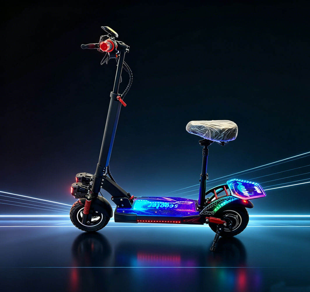 Kids Electric Scooty | Hydraulic Breaking | With Smart LED Panel | Premium Imported Quality