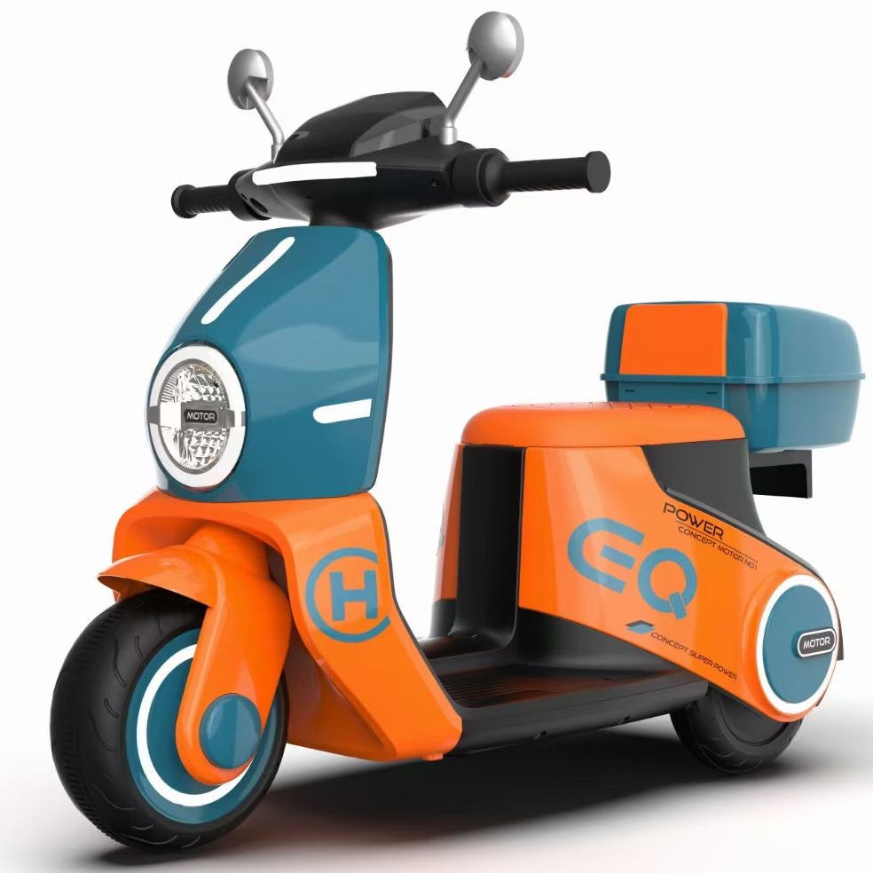 Latest Shape Vespa Electric Scooter for Kids | With LED Lights and Music | Premium Imported Quality