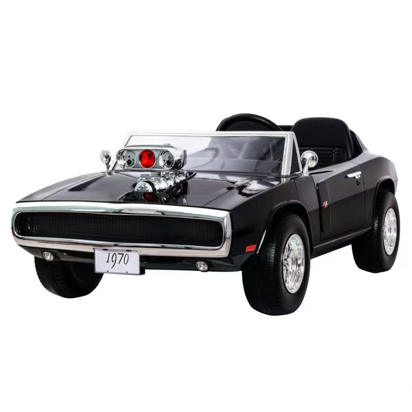 Kids Electric Muscle Car with Smoke Exhaust | 2 seater | Premium Imported Quality
