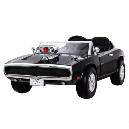 Kids Electric Muscle Car with Smoke Exhaust | 2 seater | Premium Imported Quality