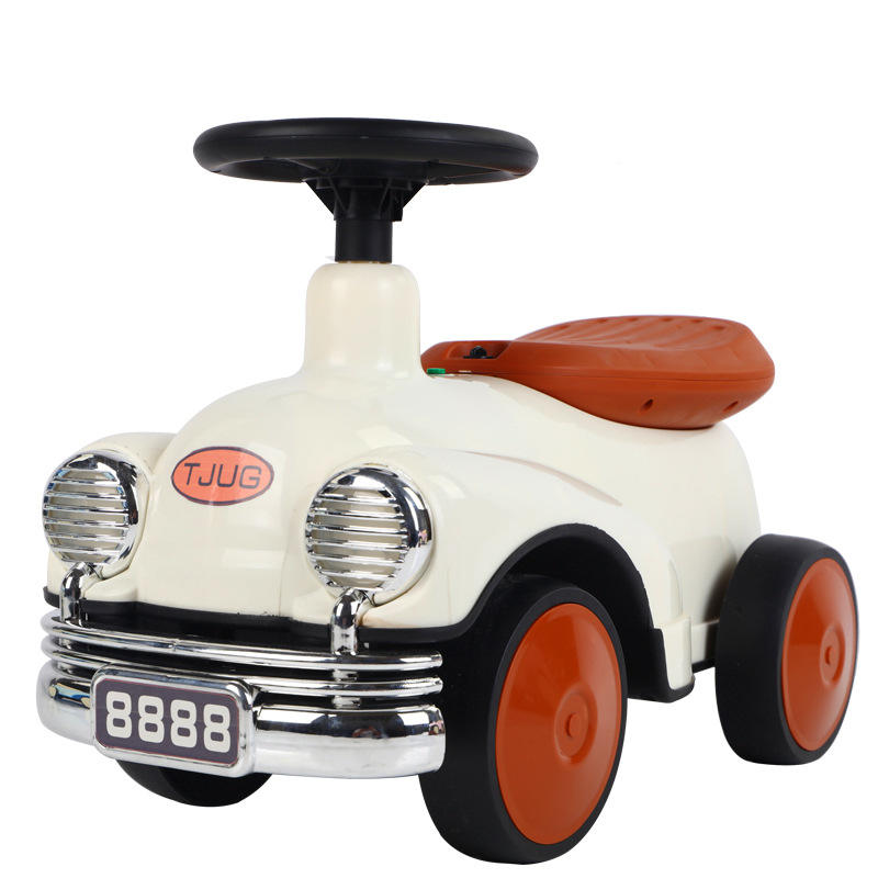 Manual Kids Car With LED Lights and Music | Premium Imported Quality