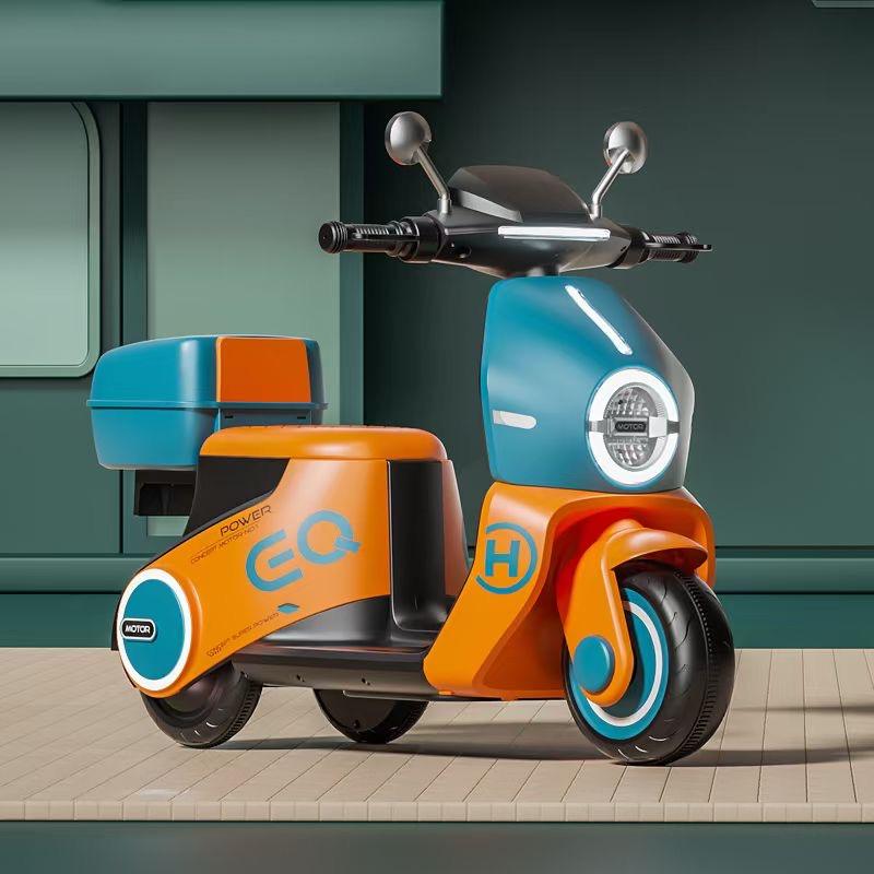 Latest Shape Vespa Electric Scooter for Kids | With LED Lights and Music | Premium Imported Quality