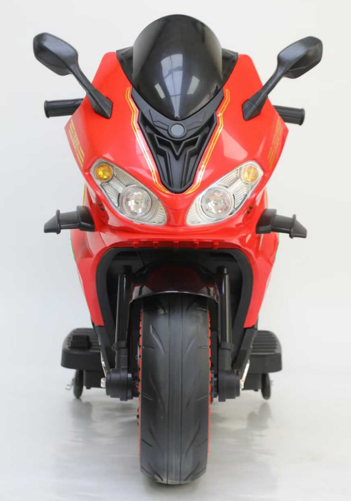 Electric Sports Bike with Support Tyres | Dual Riding Capacity | LED Lights and Music | Premium Imported Quality