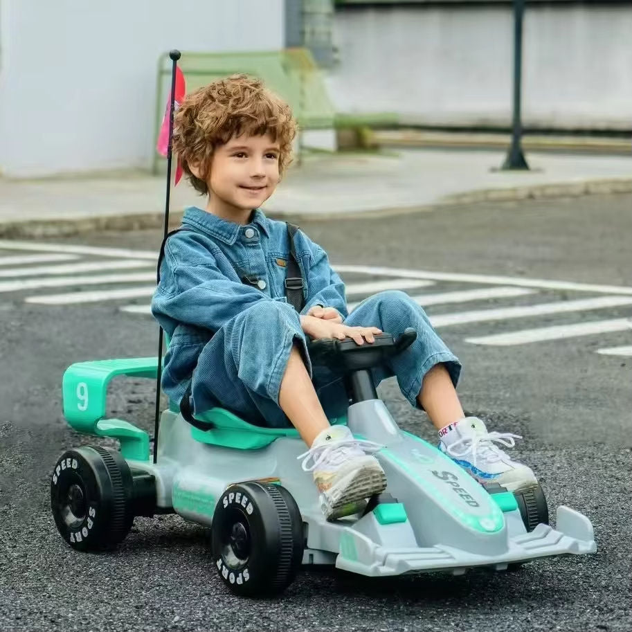 Kids Electric Drift Kart | High Speed | Safety Breaking | Premium Imported Quality