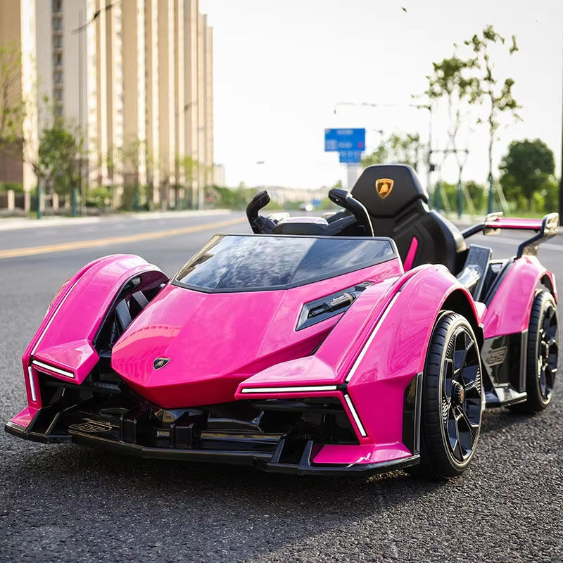 Electric Lamborghini Sports Car | Rechargeable with LED Lights and Music | Premium Imported Quality