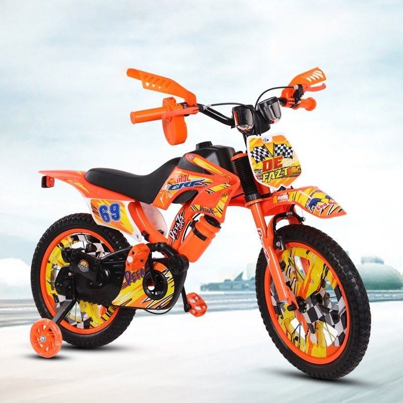Trail Style Manual Bicycle | Tubeless Tyres |Support Wheels Included | 4 - 10 yr | Premium Imported Quality