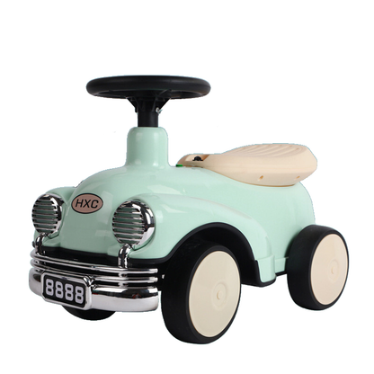 Manual Kids Car With LED Lights and Music | Premium Imported Quality