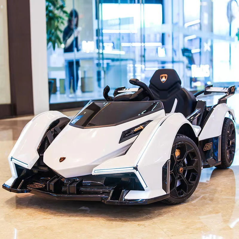 Electric Lamborghini Sports Car | Rechargeable with LED Lights and Music | Premium Imported Quality