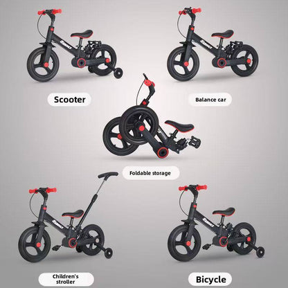 Kids 2 in 1 Bicycle with Push Handles | Premium Imported Quality