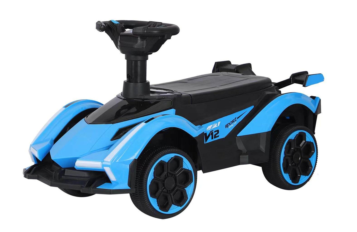 3 in 1 Foldable Sports Car with Push Handles and LED Lights | Premium Imported Quality