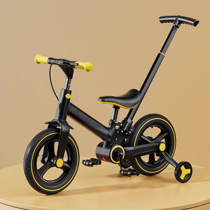 Kids 2 in 1 Bicycle with Push Handles | Premium Imported Quality