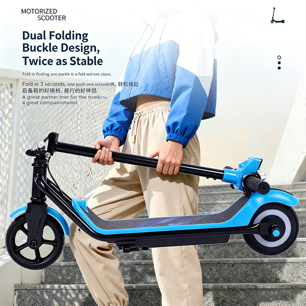 Kids Electric Foldable Scooty | Ages 6 to 14 | Premium Imported Quality