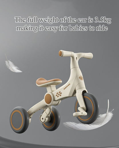 2 in 1 Kids Tricycle with Push Handles | Premium Imported Quality