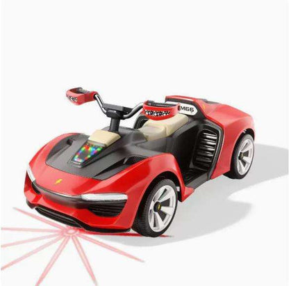 Electric Sports Car for Kids | Dual Drive Mode | LED Lights & Music | Ages 2 to 7 years | Premium Imported Quality