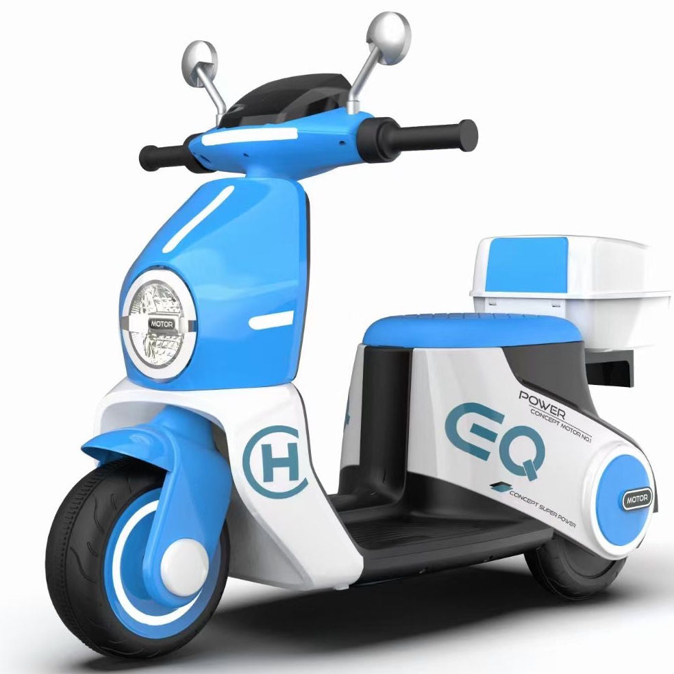 Latest Shape Vespa Electric Scooter for Kids | With LED Lights and Music | Premium Imported Quality
