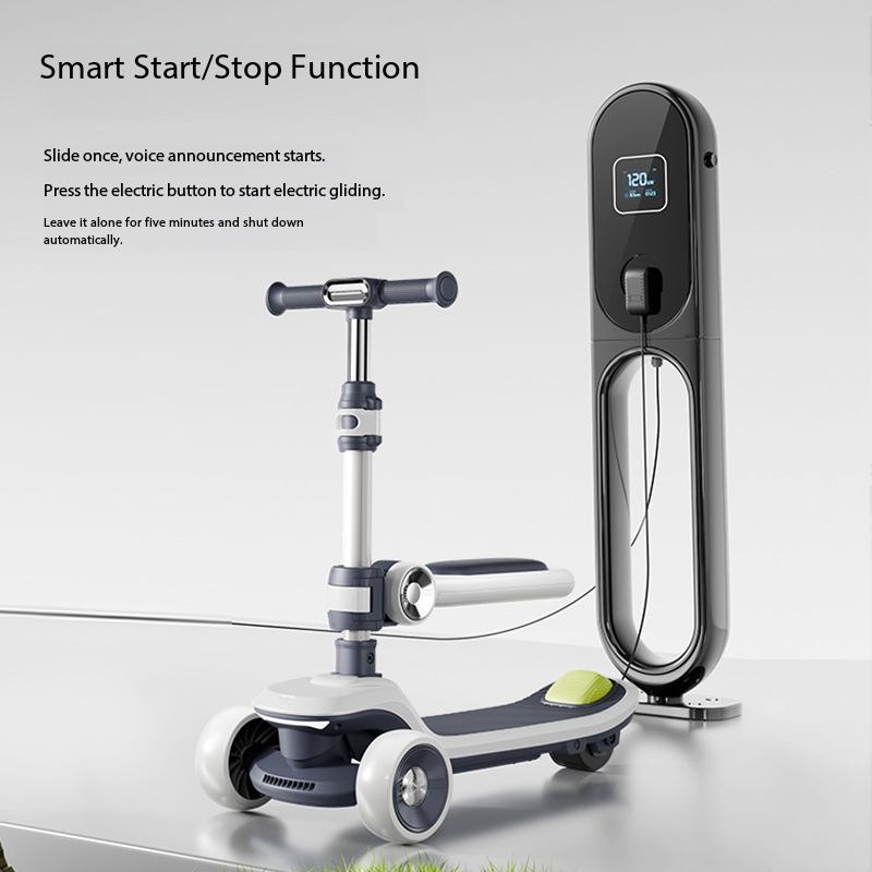 Kids 2 in 1 Scooty with LED Lights | Premium Imported Quality