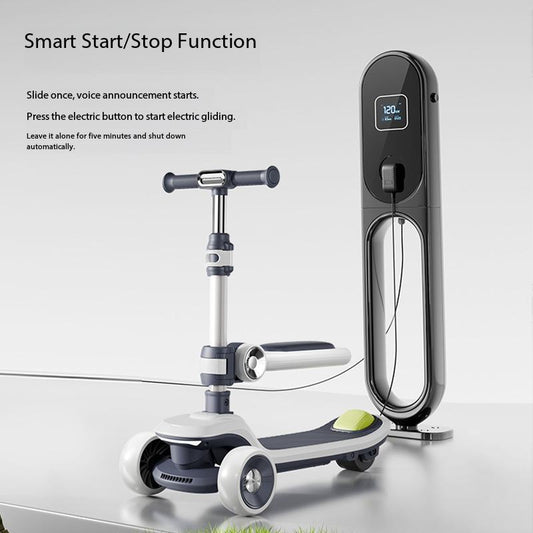 Kids 2 in 1 Scooty with LED Lights | Premium Imported Quality